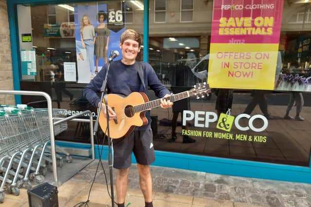 Frankie Porter has been busking in Halifax for 16 years