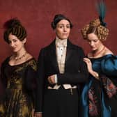 Gentleman Jack costumes to feature in exhibition. Picture: Lookout Point HBO. Photography Jay Brooks