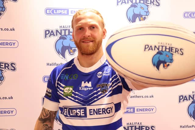 Joe Keyes put in a man-of-the-match performance for Halifax Panthers in the win at York City Knights. Picture: Courtesy Halifax Panthers RL.