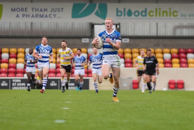 Action from Halifax Panthers' victory over York City Knights. Picture: Simon Hall