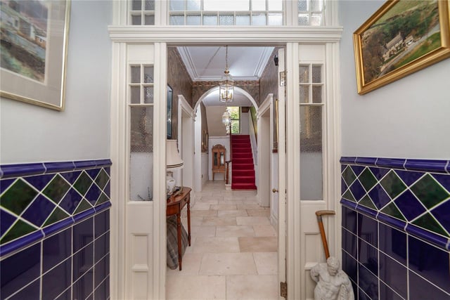 A great impression as you enter the period property.