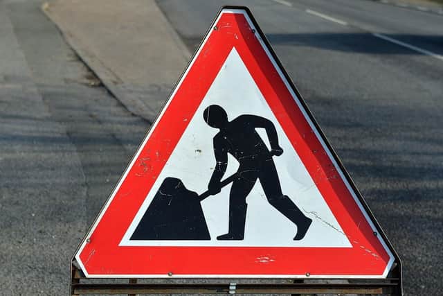 The road works will start next week