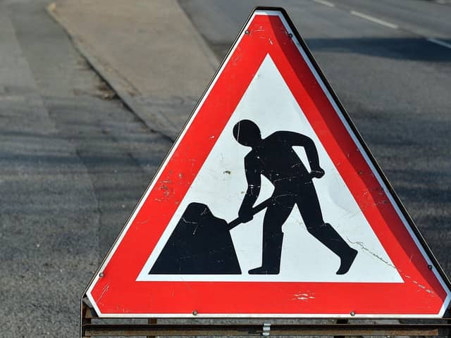 The road works will start next week