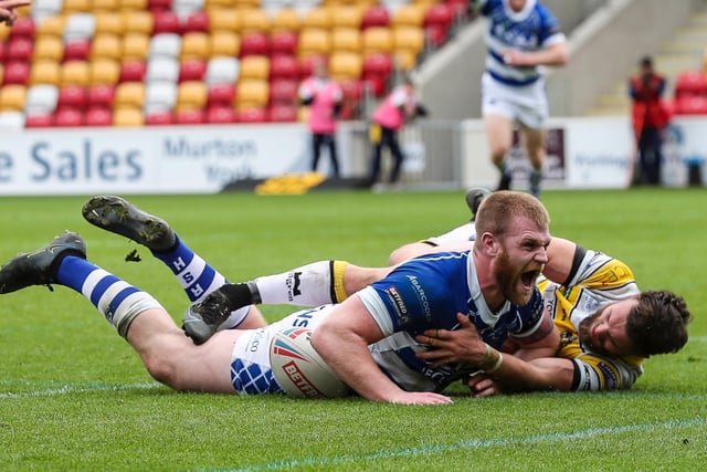 Halifax Panthers made it seven wins on the spin with a gutsy 40-24 win over York City Knights in the Betfred Championship. Picture: Simon Hall