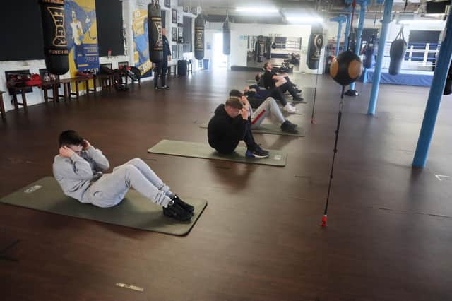 Active8 learners training hard at the gym. Active8 is one of the programmes run by Project Challenge and offers BTEC Level 1 Introductory in Sport Award and Certificate.