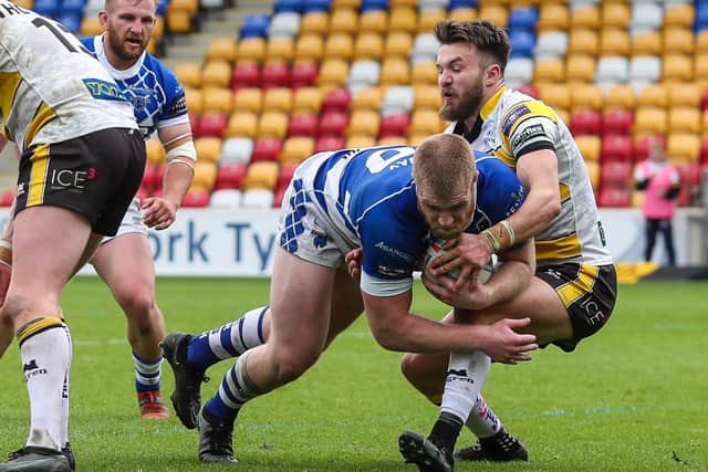 Dan Murray was impressed by the grit shown by his Halifax Panthers team in the win at York City Knights last weekend. Picture: Simon Hall