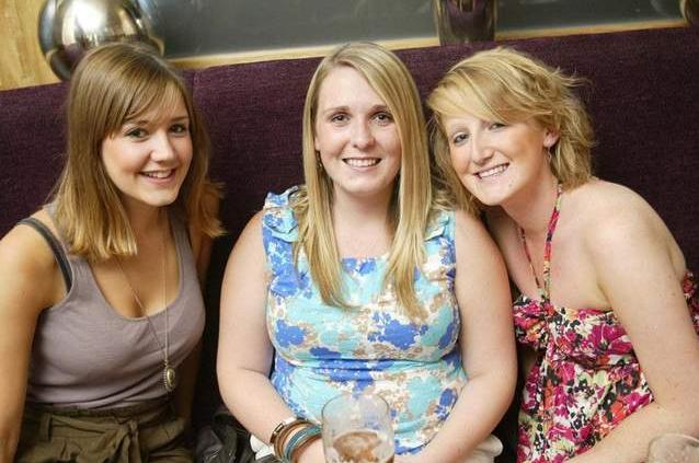 Hannah, Claire and Amy in 2011.