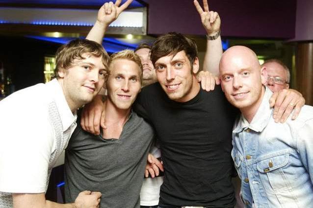 In 2011 Jonny, Jenno, Ruud and Gracie at Maggies.