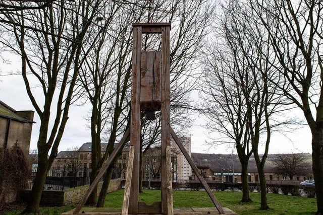 The Halifax Gibbet was an early guillotine that decapitated petty criminals until the mid-17th century. It is said to have been around hundreds of years before the infamous French guillotine.