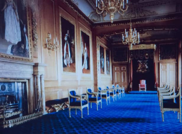 The carpet at Windsor Castle