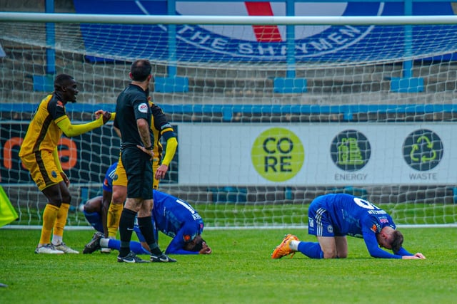 A costly late equaliser at home to Aldershot then saw Town surrender third place in the league