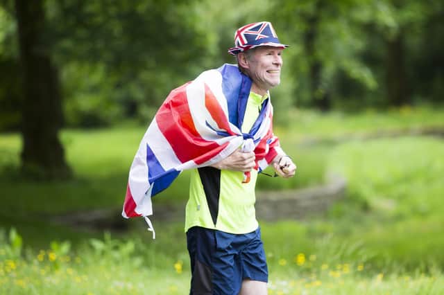 Runners at the Halifax parkrun marked the Queen's Platinum Jubilee on Saturday. Picture: Jim Fitton