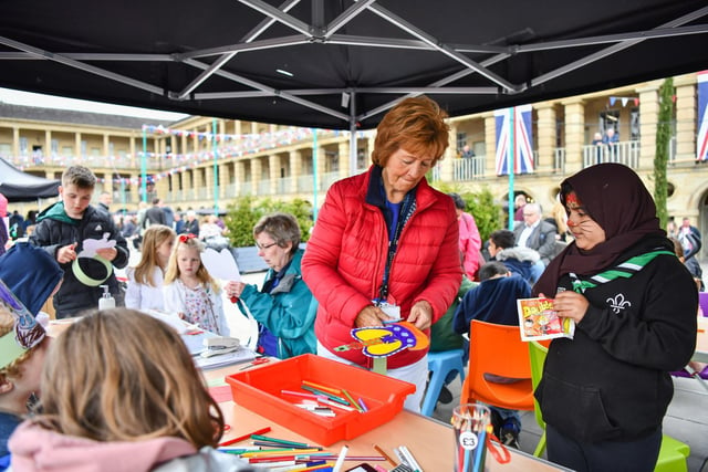 Some of the craft activities on offer. Photo by Ellis Robinson.