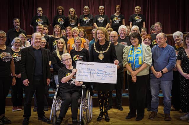 Todmorden choir raises £3,400 for Ukraine. Picture credit: Thirdman Productions.