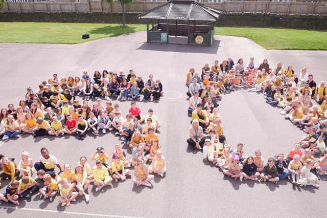 St Michael & All Angels Primary & Pre-School pupils
