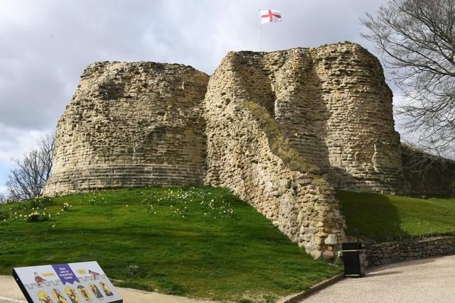 A 45 minute drive from Halifax, Pontefract Castle is packed full of history.