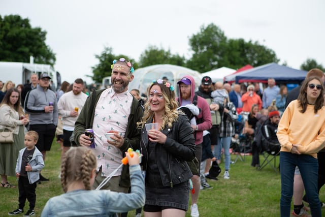 Thousands flocked to the festival held in Hipperholme.
