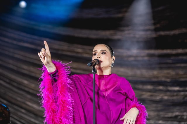 Jessie Ware at The Piece Hall. Photo: Cuffe and Taylor
