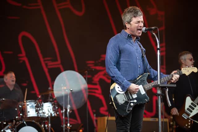 Noel Gallagher at The Piece Hall. Photo: Cuffe and Taylor