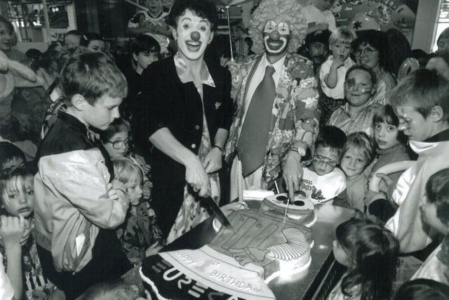 Celebrating their first birthday in 1993