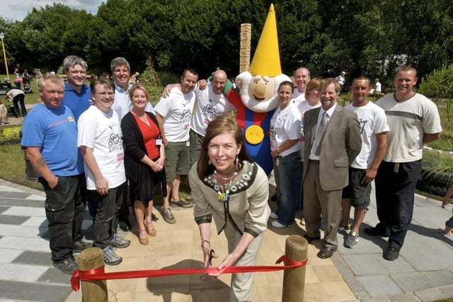 The opening of the sensory trail in 2018