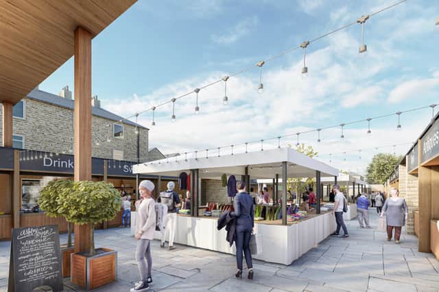 Setting the stall out: Plans for a new look Brighouse market are among several Town Deal schemes in Calderdale