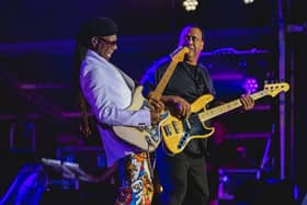 Nile Rodgers and CHIC at The Piece Hall last night. Photos by The Piece Hall