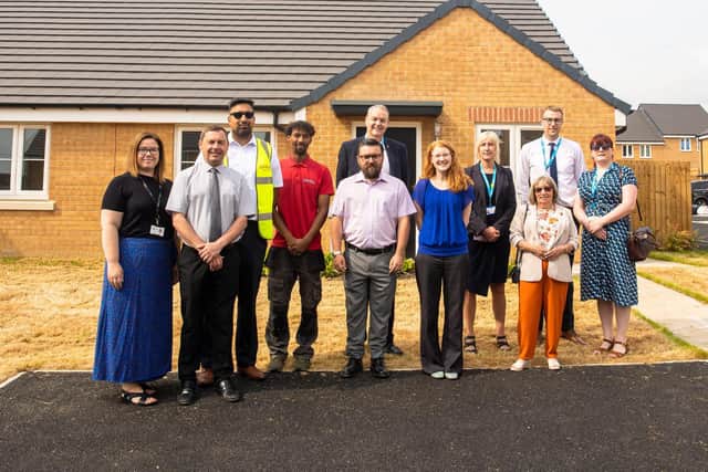 A group including MP for Halifax Holly Lynch were invited to see the finished development in Illingworth on Friday