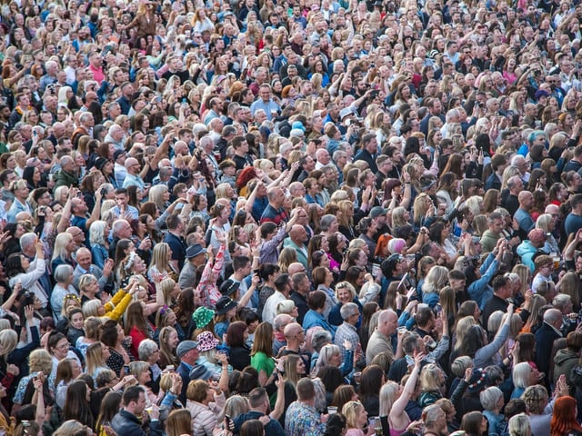 More than 5,000 people were at the show. Photos by Cuffe and Taylor/The Piece Hall Trust