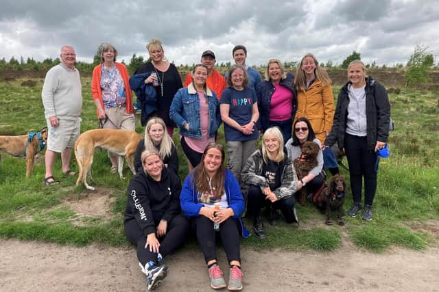 Happy Days, Full Circle Funerals and staff from Core Facility Services were among those taking part in a series of fundraising walks in Calderdale.