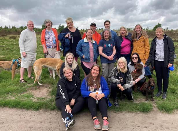 Happy Days, Full Circle Funerals and staff from Core Facility Services were among those taking part in a series of fundraising walks in Calderdale.