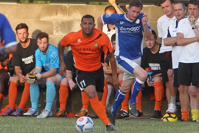 FC Halifax Town took on neighbours Brighouse Town in a friendly at the Dual Seal Stadium. Picture: Bruce Fitzgerald