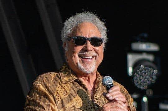 Tom Jones at The Piece Hall. Photo by Cuffe and Taylor/The Piece Hall Trust