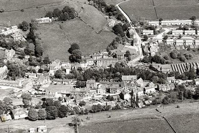 Luddenden from above back in 1985.