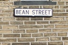 Bean Street, located at Upper Edge in Elland, is quite an unusual name for a road. It's unclear what gave this its name but it's unlikely that the street off Dewsbury Road was named after the tinned variety.
