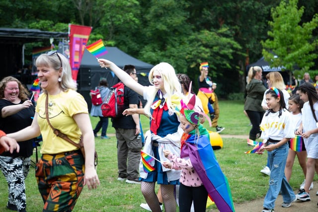 Big Day Out for Happy Valley Pride at Calder Holmes Park, Hebden Bridge