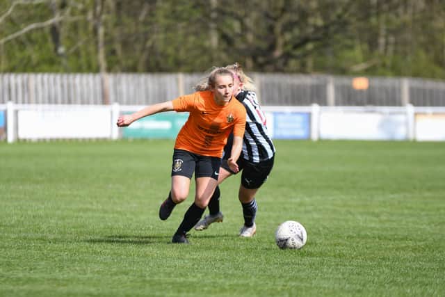 Drew Greene was on target for Brighouse Town Women in the FA Cup last weekend