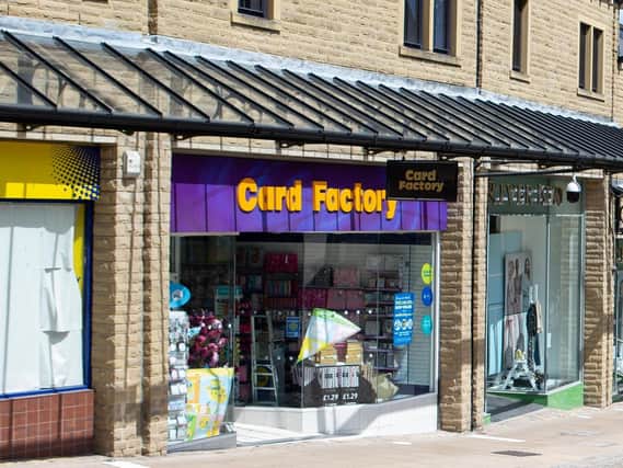 Card Factory in Halifax.