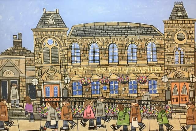 Calderdale based artist Roger Davies is celebrating aspects of the local area