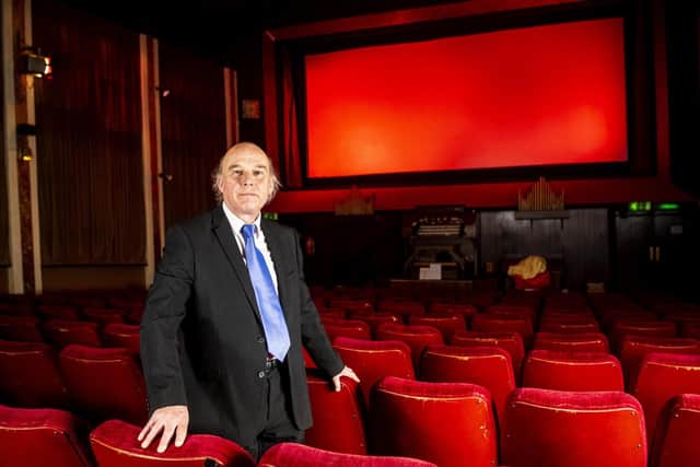 Charles Morris, owner of Rex cinema in Elland,