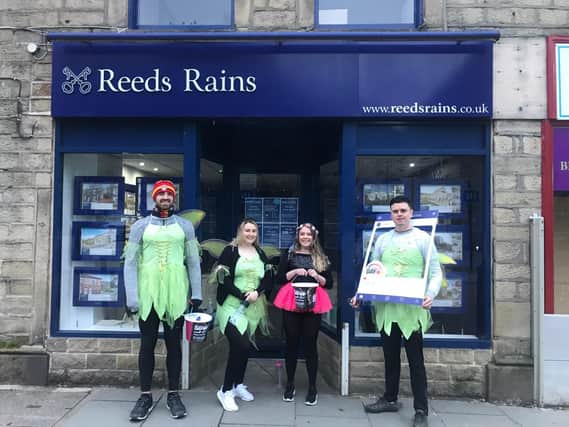 The team at Reeds Rains estate and letting agents in Halifax has been raising funds for local disadvantaged children