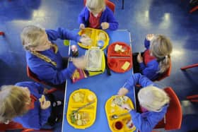 Healthy meal for pupils