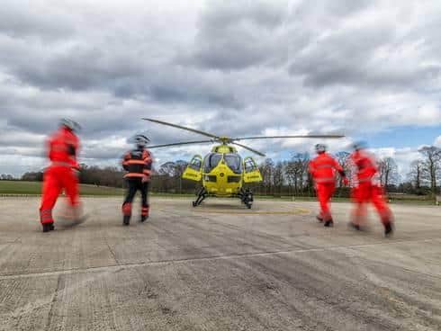 Crew for Yorkshire Air Ambulance