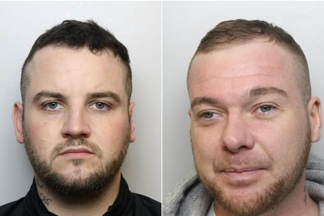 Ryan Oakes, 29, and Aiden Comer, 33, have been jailed