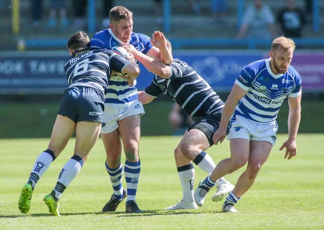 Panthers in action against Featherstone last time out. Photo: Simon Hall