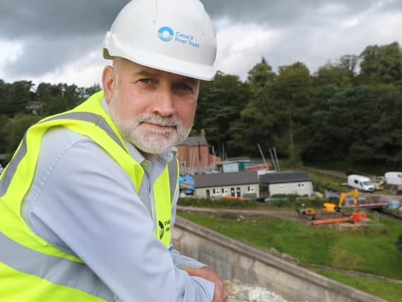 Sean McGinley, director of the Canal and River Trust in Yorkshire & North East,