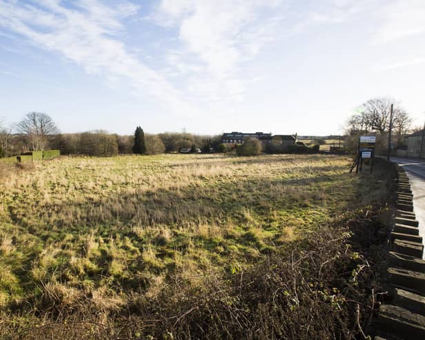 The proposed housing site near to Crosslee in Hipperholme