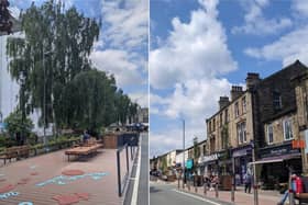 The Parklets in Brighouse town centre