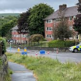 Burnley Road in Todmorden has been closed by police