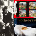 Pictures supplied by Sotheby's showing some of the items that will be going under the hammer at their auction
